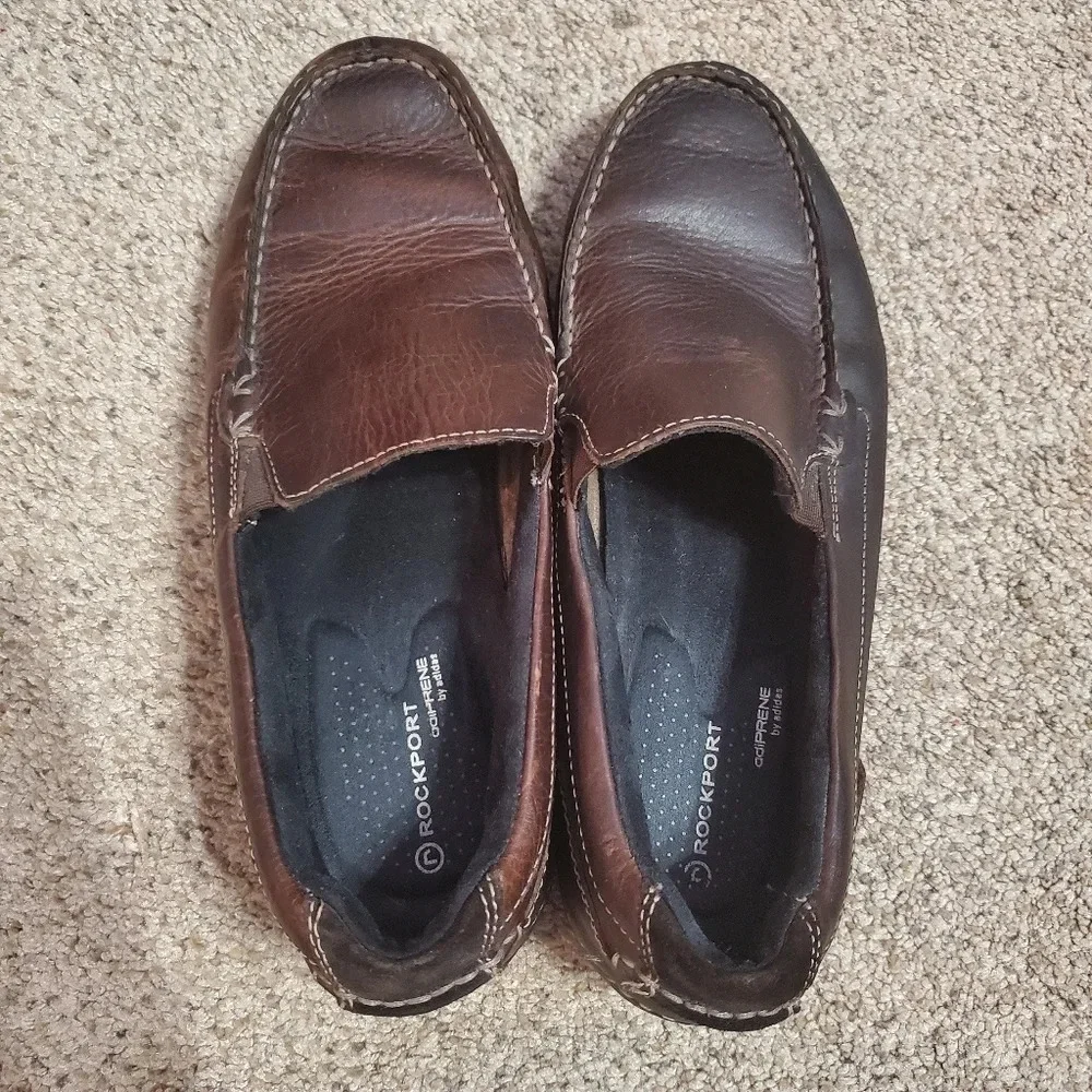 Rockport Adiprene by Adidas Men's Leather Loafers Shoes 11